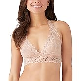 b.tempt'd Womens Inspired Eyelet Unlined Halter Bralette, 910319