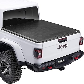 Amazon Com Gator Etx Soft Tri Fold Truck Bed Tonneau Cover 59701 Fits 2020 Jeep Gladiator Jt W O Track Rail 5 Bed Made In The Usa Automotive
