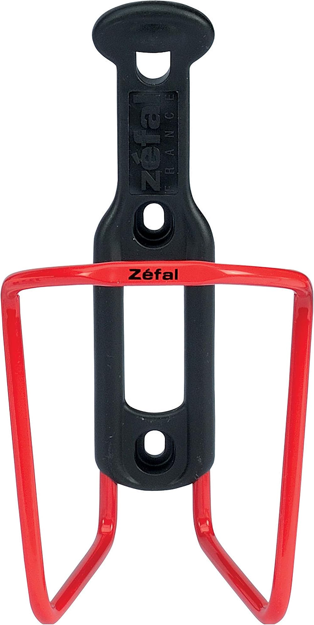 ZEFAL Aluplast 124 Bottle Cage Red Universal Aluminum Plastic Center