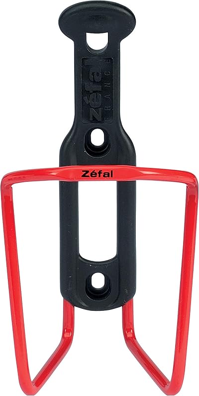 ZEFAL Aluplast 124 Bottle Cage Red Universal Aluminum Plastic Center