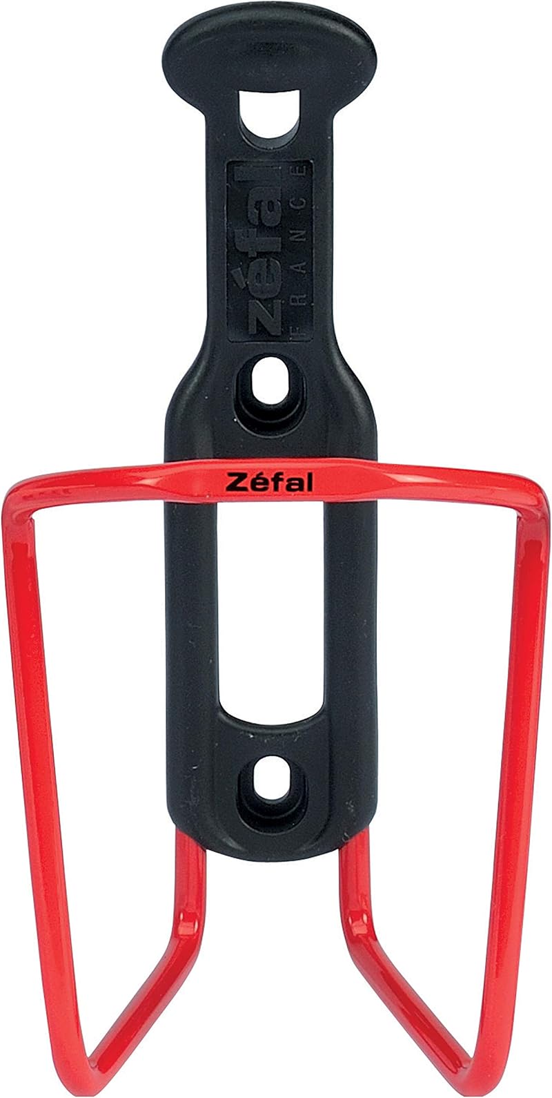 ZEFAL Aluplast 124 Bottle Cage Red Universal Aluminum Plastic Center