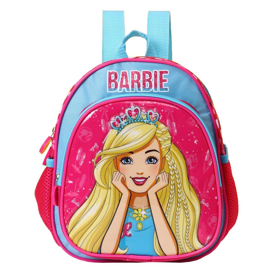 Barbie Polyester 21 cms Pink School Backpack (MBEMAT470) Amazon.in