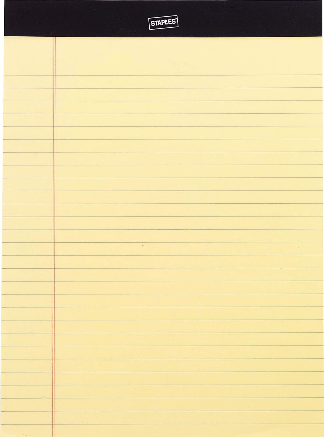 Staples SBG26839CT Perforated Writing Pads, Wide Ruled