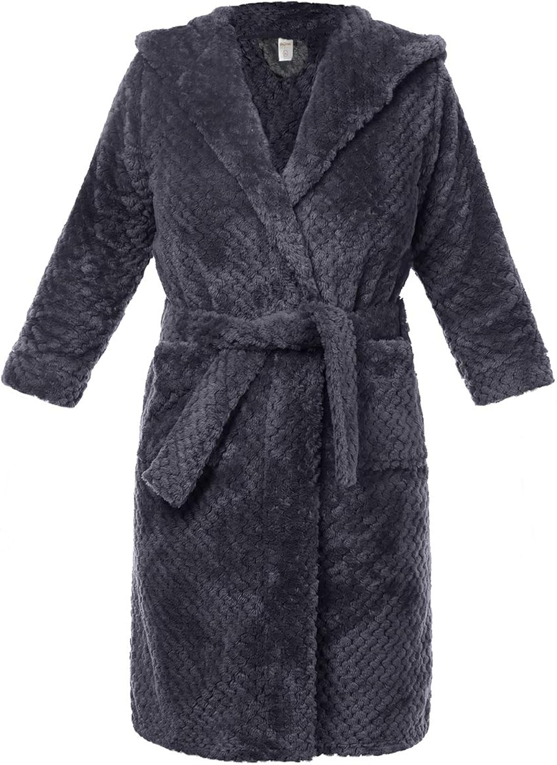 grey girls dressing gown