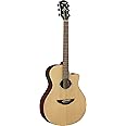 Yamaha 6 String Acoustic-Electric Guitar, Right, Natural Satin Matte (APX600M NS)