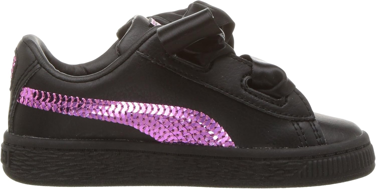 puma basket heart bling