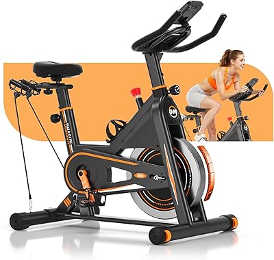 [Aktualisiert] Heimtrainer Fahrrad, DMASUN Ergometer Hometrainer Fahrrad mit Einstellbarem Magnetischem Widerstand, Kardio Training Indoor Cycling Bike Höhenverstellbar, Fitnessbike 160kg Belastbar