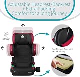 globalkids i-Size High Back Booster Car Seat Group 2/3 ISOFIX 15-36 kg Red Black view 4