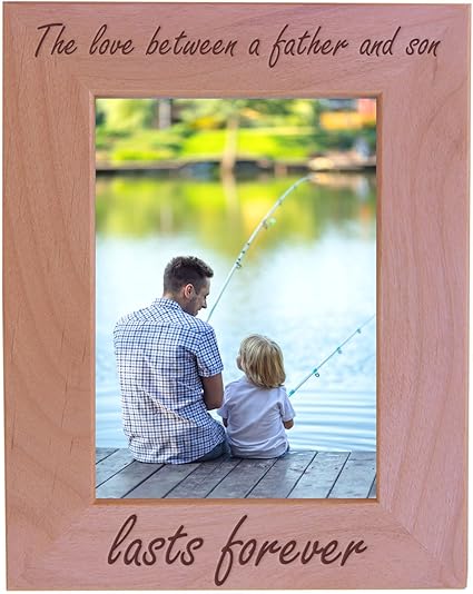 father son picture frame