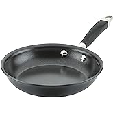 Anolon Advanced Home Hard Anodized Nonstick Frying Pan, 8.5 Inch – Small Non Stick Egg Pan, Durable Nonstick Skillet - Onyx