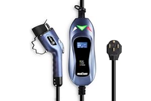 MUSTART Level 2 EV Charger, 40 Amp, 240 Volt, 25ft Cable, Electric Vehicle Portable Charger Plug-in EV Charging Station with NEMA 14-50P, ETL Certificated