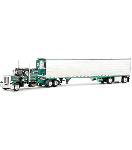 Amazon.com: DCP 1/64 Peterbilt 379 with Stepdeck Trailer, Black
