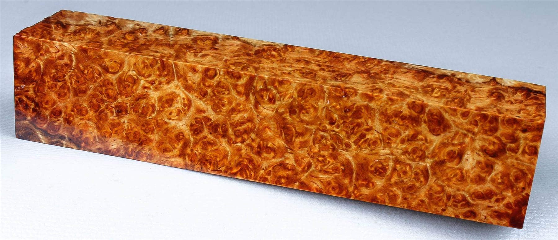 Top Shelf Amboyna Burl Reel Seat Blank, Stabilized Turning Wood AB5119