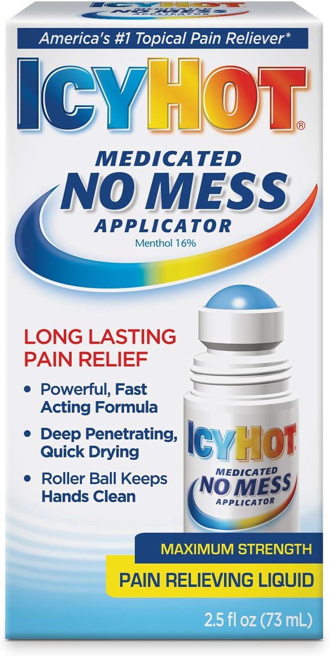 Icy Hot No Mess Applicator, 2.5 Ounce: Health & Personal Care