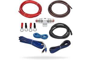InstallGear 8 Gauge CCA Amp Kit Ga Amplifier Installation Wiring True Spec and Soft Touch Wire