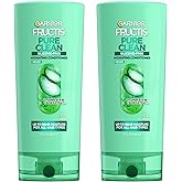 Garnier Fructis Pure Clean Hydrating Conditioner, 21 Fl Oz, 2 Count (Packaging May Vary)
