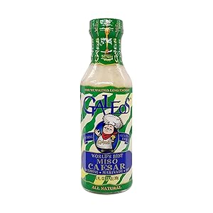 Galeos, Dressing Miso Caesar Low-Fat, 13 Ounce