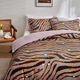 Loussiesd Leopard Glow Duvet Cover Set Kids Super King 220x260 cm view 5