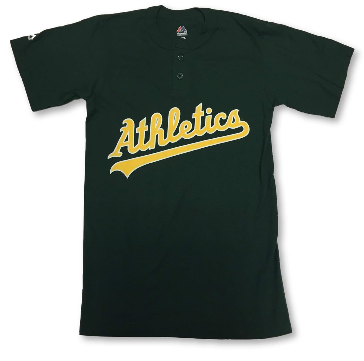 Majestic Oakland Athletics 2Button Men's Jersey Shirt Small Amazon.in