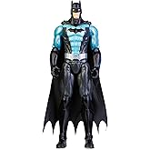 DC Comics Batman 12-inch Bat-Tech Batman Action Figure (Black/Blue Suit), Kids Toys for Boys and Girls Ages 3 and up