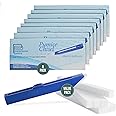 Powerstone Pumice Long Lasting Chisel Sticks - 8 Pack | Refillable Case with 8 Scouring Sticks to Remove Stains, Limescale & Carbon Buildup from Stoves, Ovens, BBQ Grills, Sinks, Tiles, Toilets & More