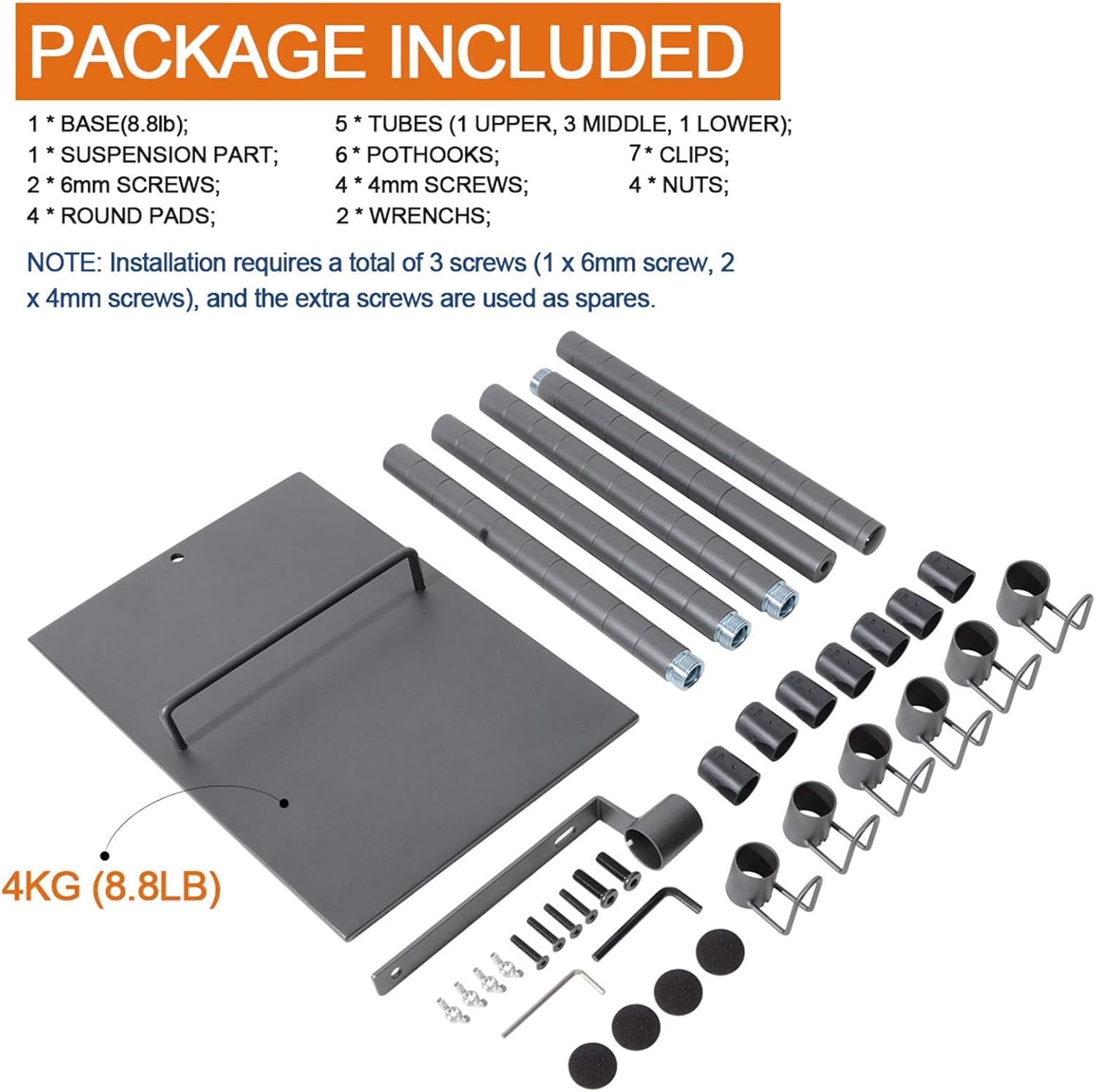 Upgraded Vacuum Accessory Stand for Dyson V11 V10 V8 V7 V6, Docking Station Holder for Dyson Cordless Vacuum Cleaners and Accessories, Metal Organizer Bracket with 6 Hooks, Silver Gray: Home & Kitchen