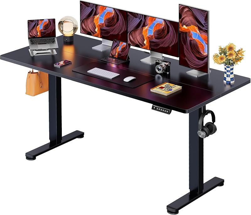 ErGear Electric Standing Desk 160x80cm - 4 Memory Presets, 80kg