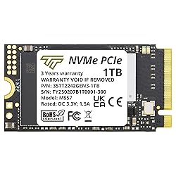 Timetec 1TB M.2 2242 SSD NVMe PCIe Gen3x4 3D NAND