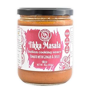 Nummy Nibbles Tikka Masala Indian Cooking Sauce (Pack of 2)|Whole30 Approved, Vegan,No Added Sugar,Non GMO,Keto Friendly,Dairy Free