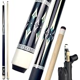 WaLiken 13mm Tip Premium Pool Cue Stick, Canadian Maple Shaft, | Piano Finish Design,Textured Non-Slip Grip, Includes Leather Cue Case, Professional Billiard Cue for Accuracy &amp; Control New