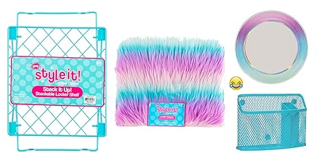 School Locker Organizer Kit Rug And Bin Accessories And Decoration
