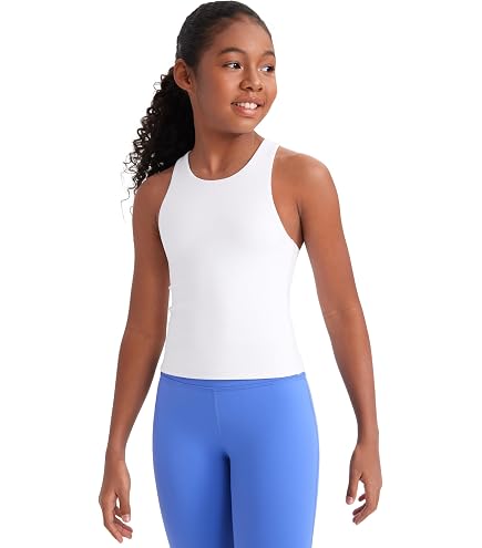 Amazon.com: CRZ YOGA Girls Butterluxe Double Lined Camisole Crop