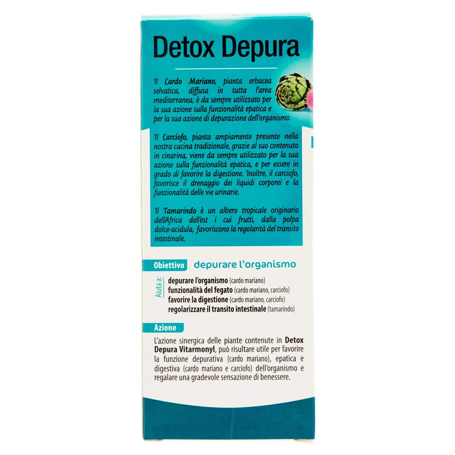 Vitarmonyl Detox Depura Integratore Flacone Da 250ml Azione Depurativa Registrato Ministero Salute Italiano