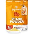 Jungle Powders Peach Powder 7 Ounce Powdered Freeze Dried Peaches for Smoothies, No Sugar Added, Additive, Filler Free Peach Flavoring Extract for Baking, Cooking, Flavoring, Smoothie