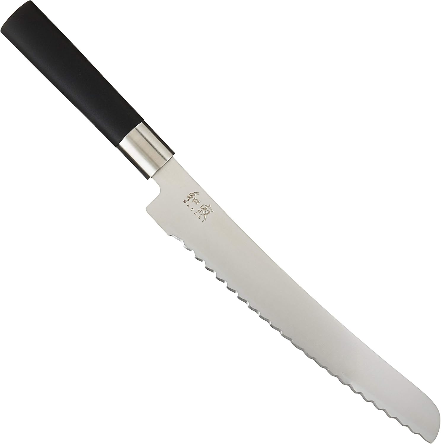 Kai Wasabi Black Bread Knife, 9-Inch