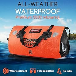 Waterproof Duffel Bag - Motorcycle Dry Bag Tail Bag