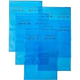 VCI Rust Prevention Zip Close Bags (12x18 inches - 4 mil) Cortec VpCI-126 Anti Rust Top Seal VCI Poly Bags for Metal Protection (Pack of 5)