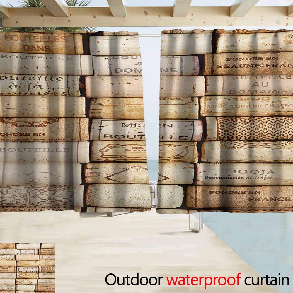 Amazon Com Homrkey Winery Outdoor Grommet Window Curtain