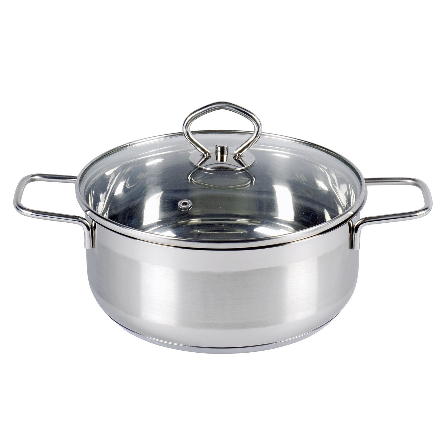 Karl Kruger Manhattan Stainless Steel Series Casserole Pot, 2.5 l