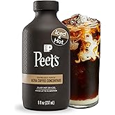 Peet's Coffee Liquid Concentrate Coffee, Dark Roast, Ultra Coffee, 8 Ounces