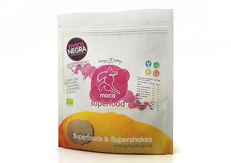 Energy Feelings Maca Negra Polvo Eco Suplementos - 500 gr