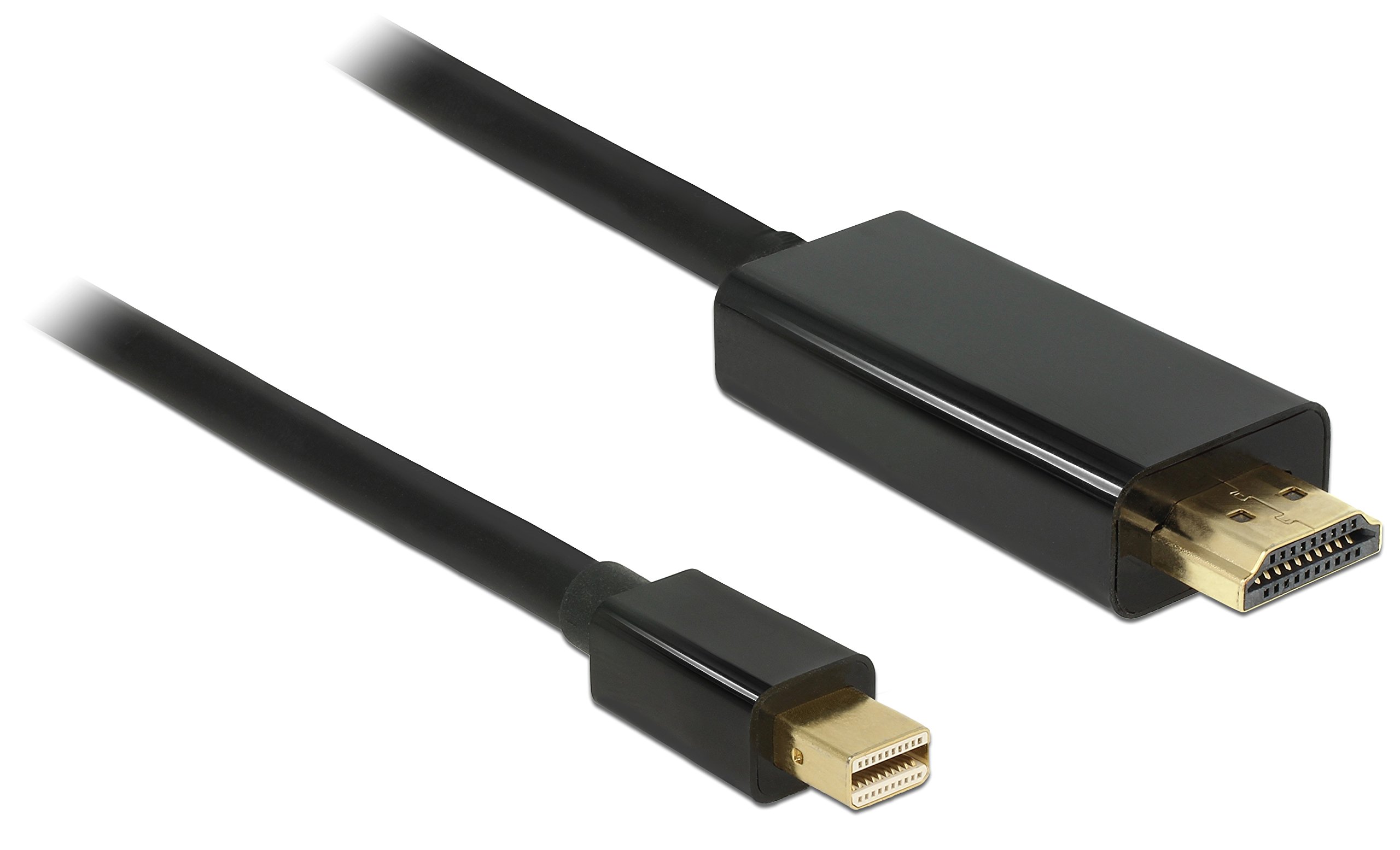 DeLOCK Cable Mini DisplayPort 1.1 Male to HDMI A plug (Full HD, 1920 x 1080 2 m for Apple Black