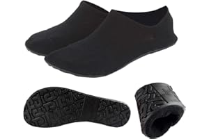 AIYUE Women Non-slip Fuzzy Slipper Socks with Waterproof Soles Rubber Bottom Grippers