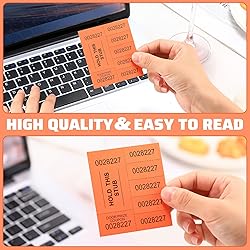 Kosiz 504 Sheets 5 Bid Raffle Ticket with Different