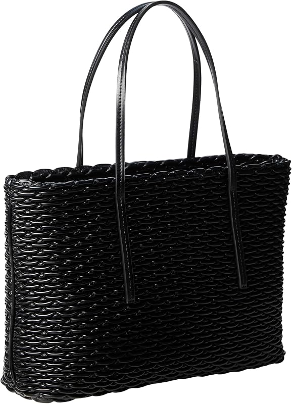 Sac fourre-tout plissé avec fermeture éclair pour femme, noir (noir), taille unique — photo 2 sur 4