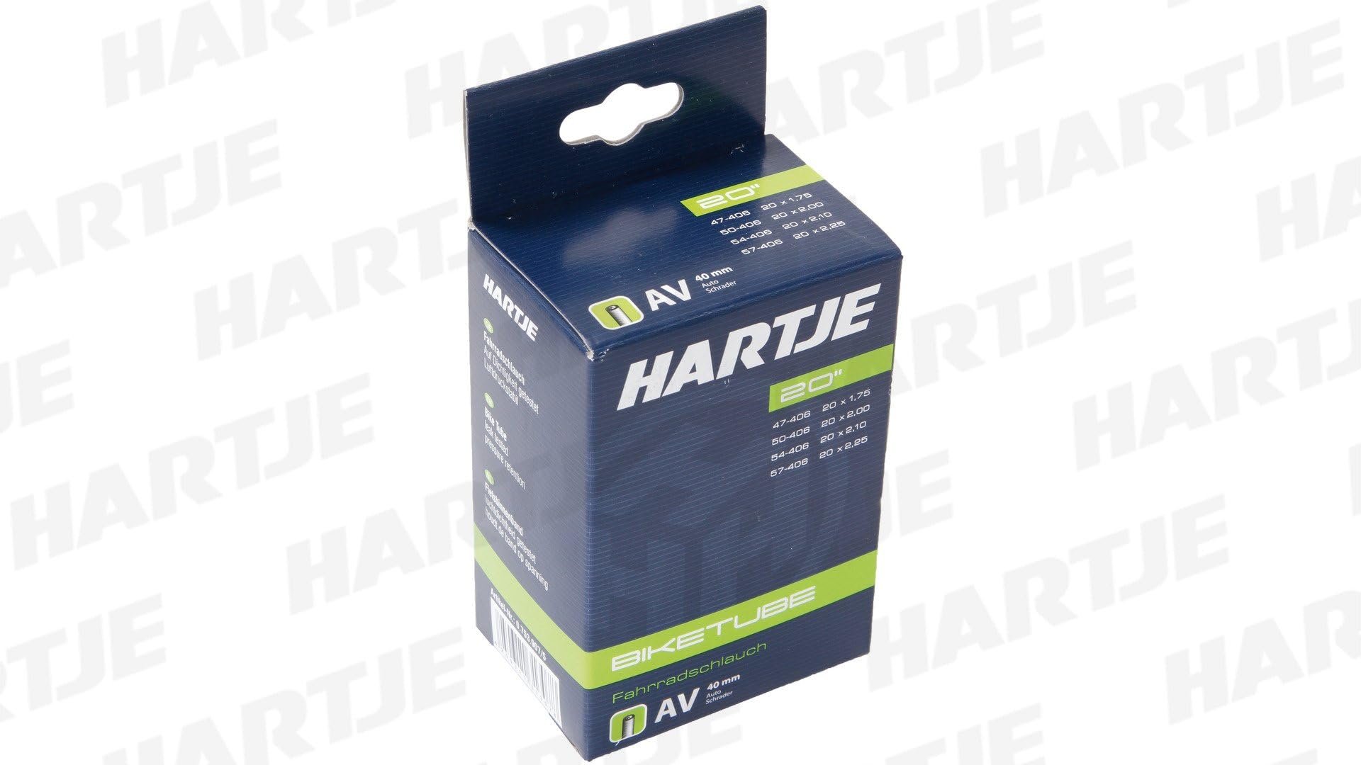 Hartje 20 Inch Inner Tube Schrader Valve (AV) 57-406 (20 x 2,125)