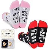 HAPPYPOP Funny Animal Ideas Gifts - Dog Women Gifts, Cat Lover Socks, Goat Chicken Socks