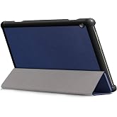 Kepuch Custer Case for Lenovo Tab M10 TB-X605F TB-X505F,Ultra-Thin PU-Leather Hard Shell Cover for Lenovo Tab M10 TB-X605F TB-X505F - Blue