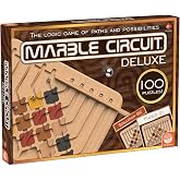MindWare Marble Circuit Deluxe Brain Teaser Puzzles &ndash; Logic Game for 1 Player &ndash; Great Gift for Kids &amp; Adults &ndash; Premium Marble Maze Game with 100 Brain Puzzles &ndash; Ages 8+
