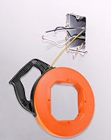 QWORK 50M Fiberglass Fish Tape Wire Puller Cable Pulling Aid Reel Electrician view 5